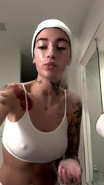 Bhad Bhabie Nipple Pokies Teasing Onlyfans Video Leaked Gotanynudes